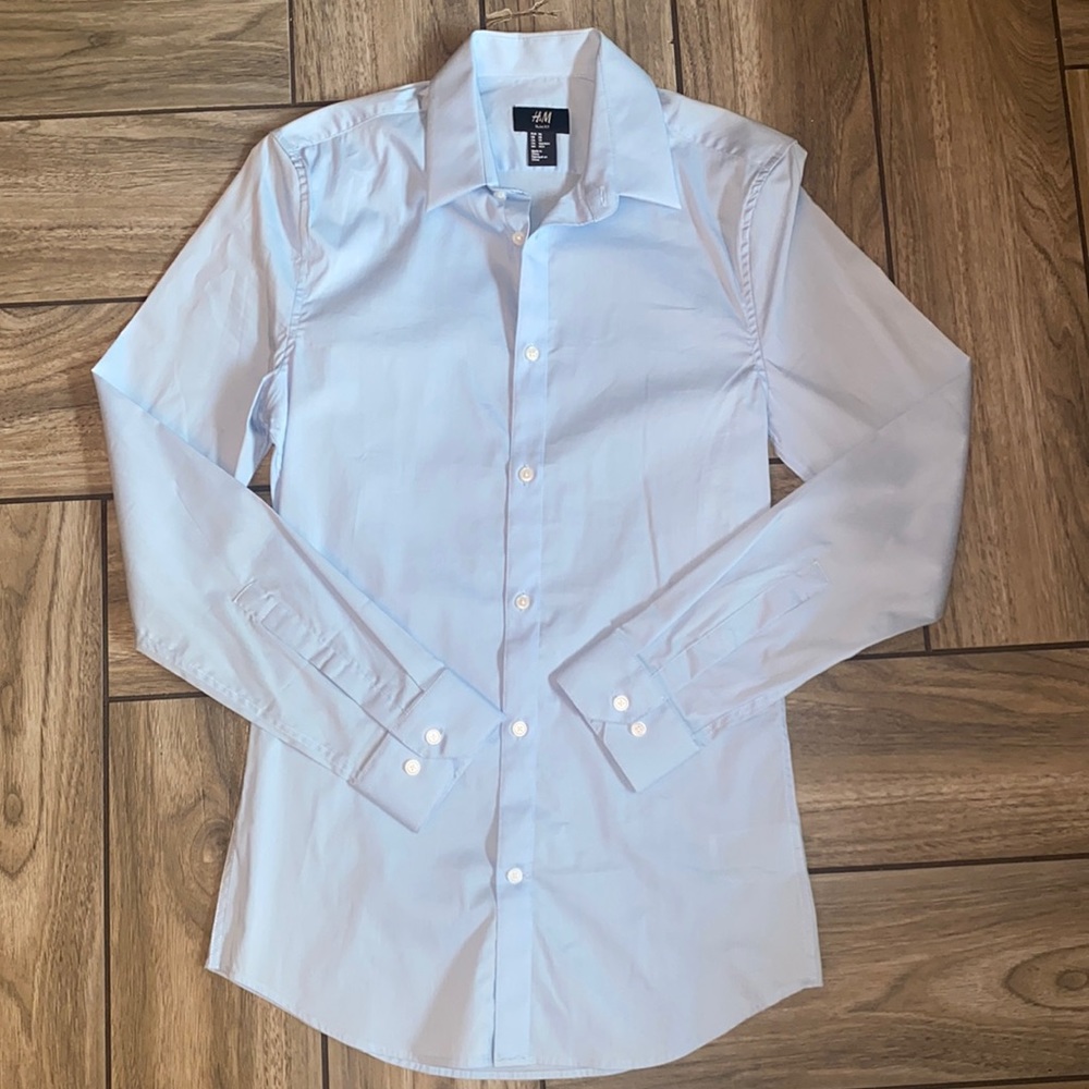 Light Blue Button Up